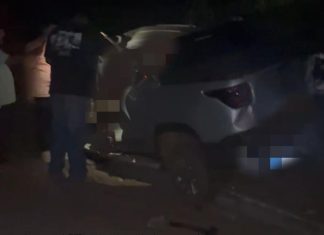 Acidente envolvendo três carros deixa um morto e feridos na BR-153